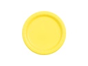 Paper Plates Yellow 18cm - 6pk