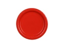 Paper Plates Red 18cm - 6pk