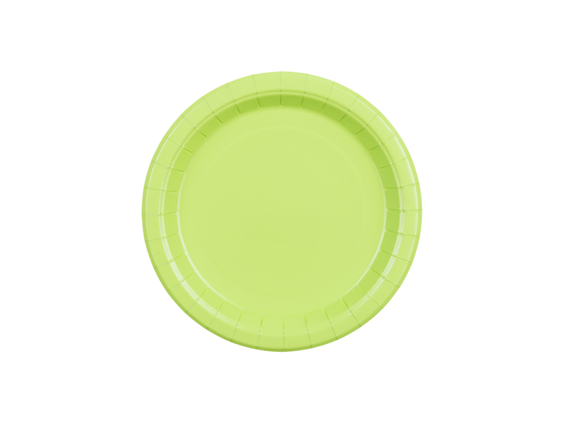 [TPP90-102] Paper Plates Light Green 18cm - 6pk
