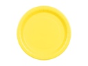 Paper Plates Yellow 23cm - 6pk