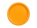 Paper Plates Light Orange 23cm - 6pk