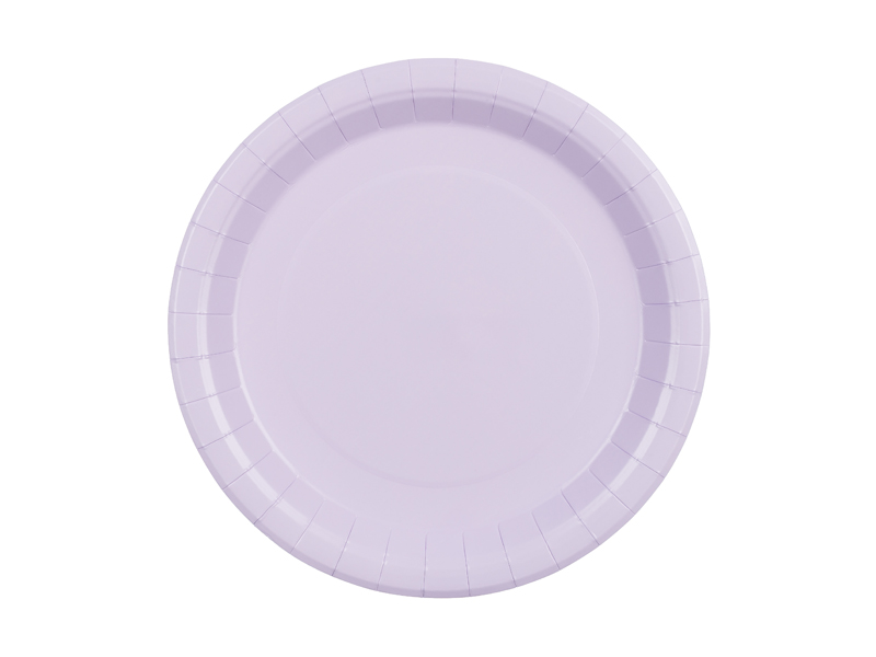 [TPP102-002] Paper Plates Lavender 23cm - 6pk