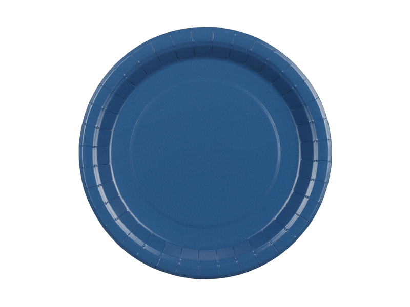 Paper Plates Dark Blue 23cm