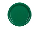 Paper Plates Dark Green 23cm - 6pk