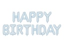 Foil Balloon Happy Birthday 340x35cm Blue