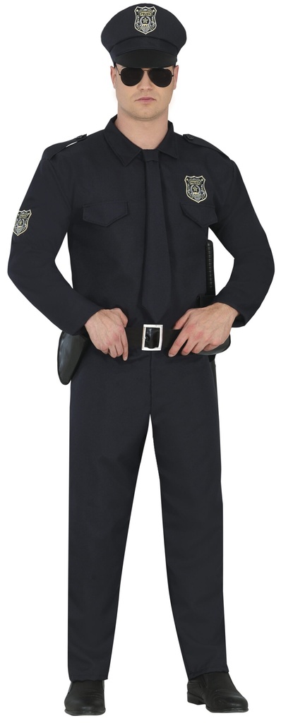 [80252] Big City Police Costume - Adult Size Large (52-54)