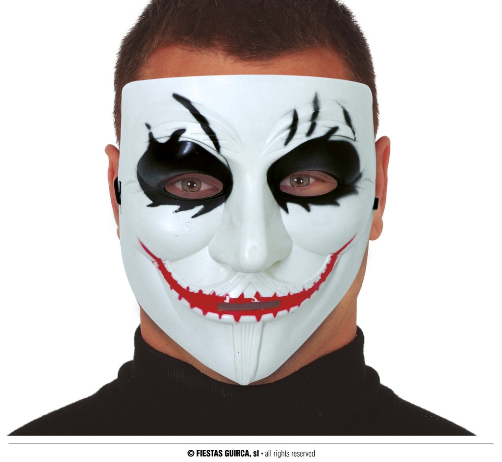 Smiling PVC Mask - Adult One Size
