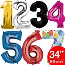 34'' Foil Number Balloons