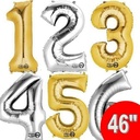 46" Large Foil Number Balloons