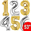 53" Jumbo Foil Number Balloons