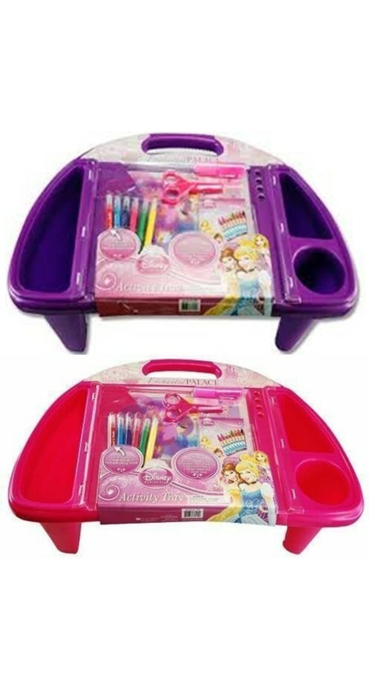 Disney Princess Activity Tray (Assorted Pink/Purple) - For Age 3+ Years
