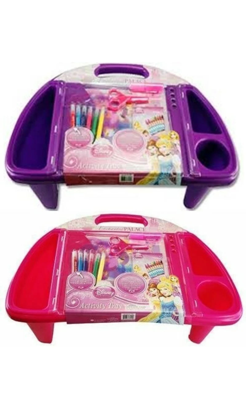 Disney Princess Activity Tray (Assorted Pink/Purple) - For Age 3+ Years