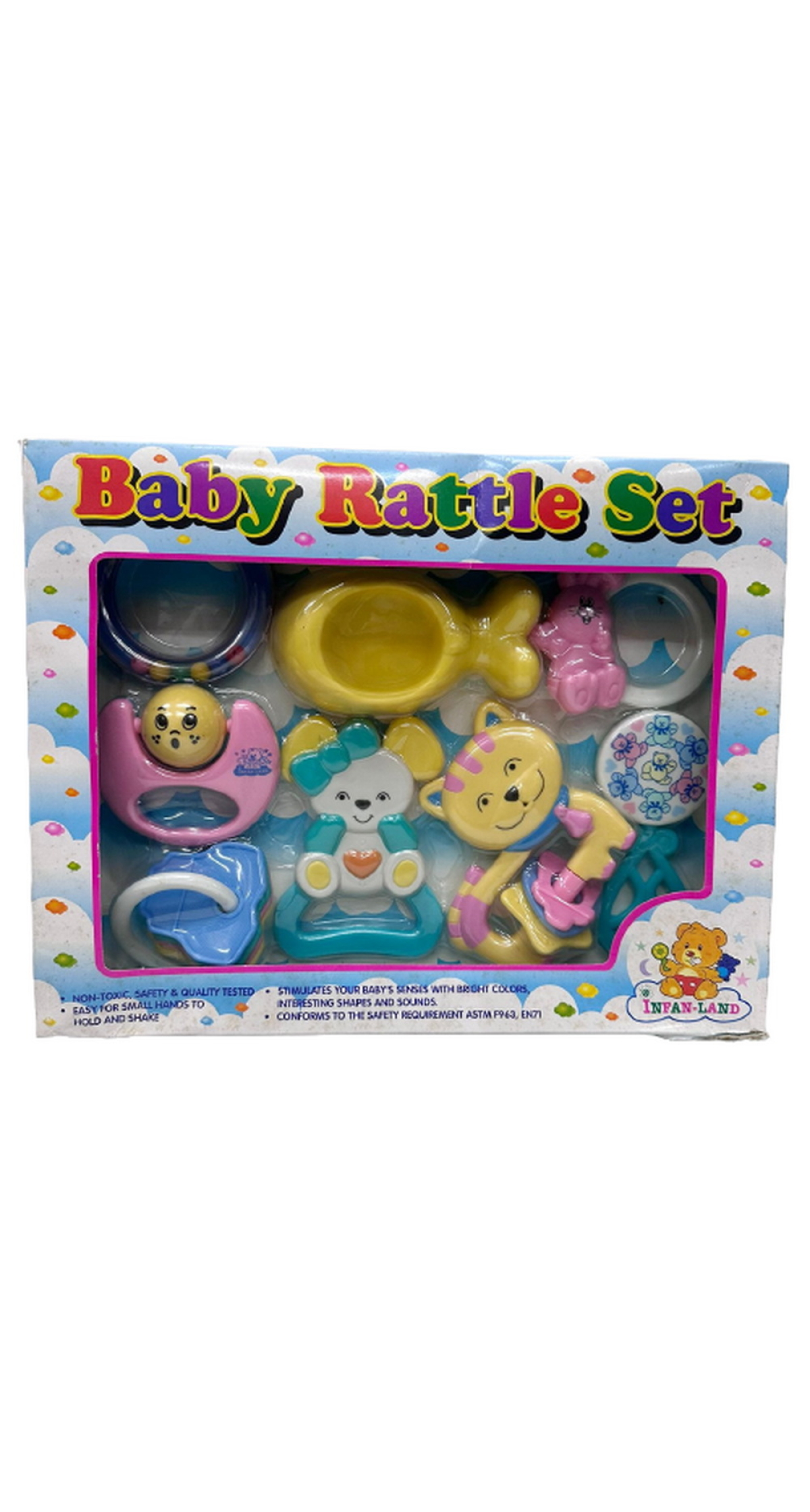 Baby Rattle Set (Assorted) - 6pk