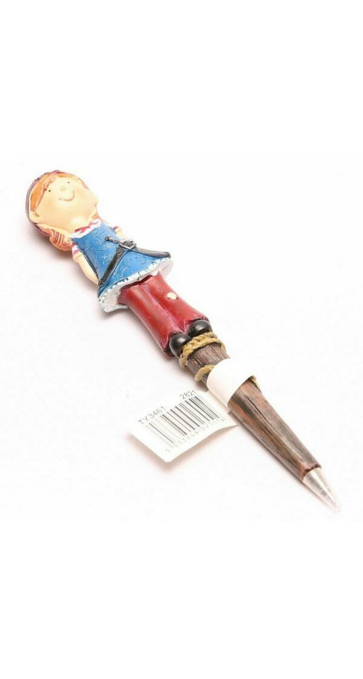 Pirate Hand-Painted Writing Pen (Assorted Designs) - 16cm - Image 3