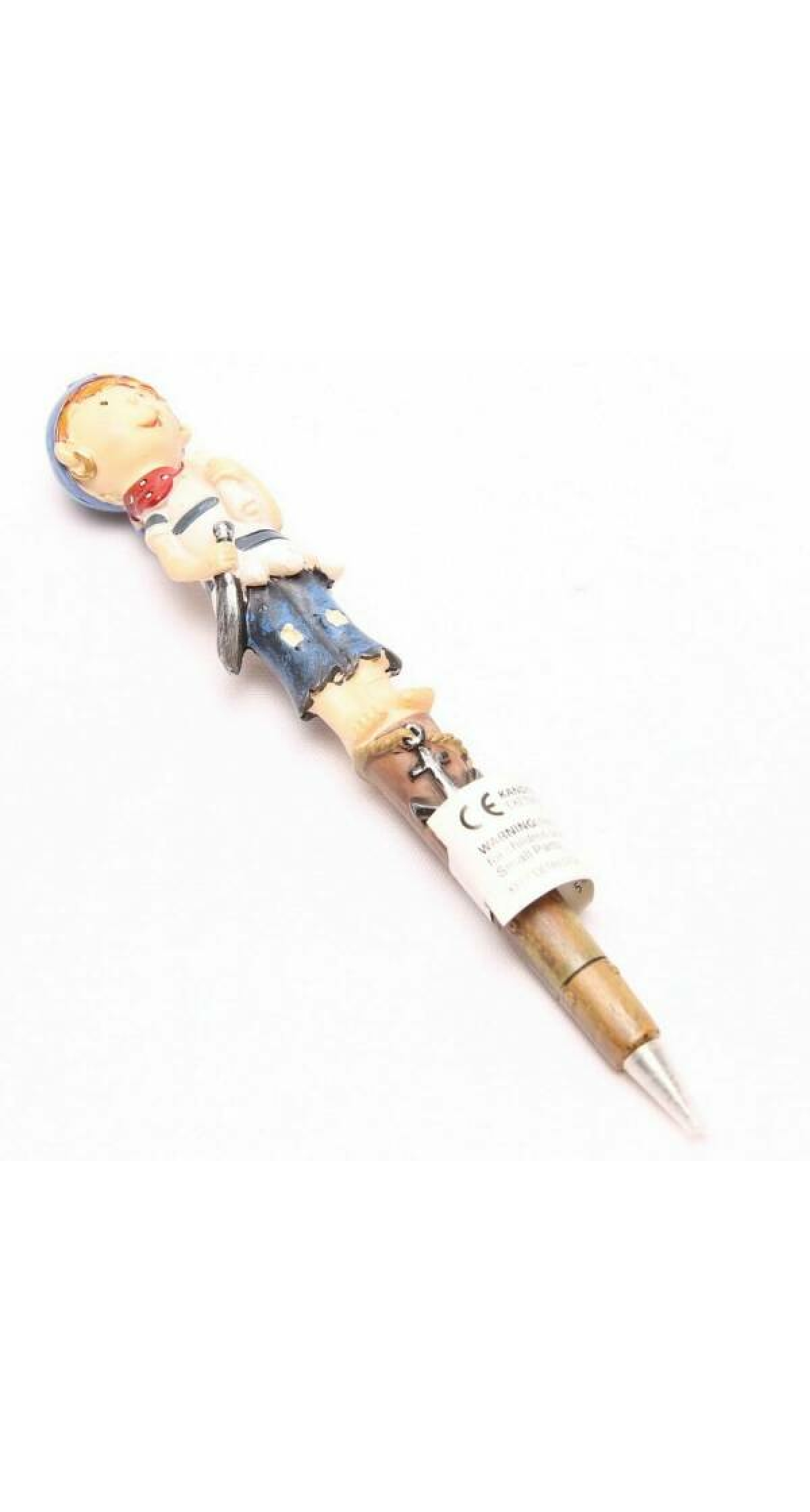 Pirate Hand-Painted Writing Pen (Assorted Designs) - 16cm - Image 2