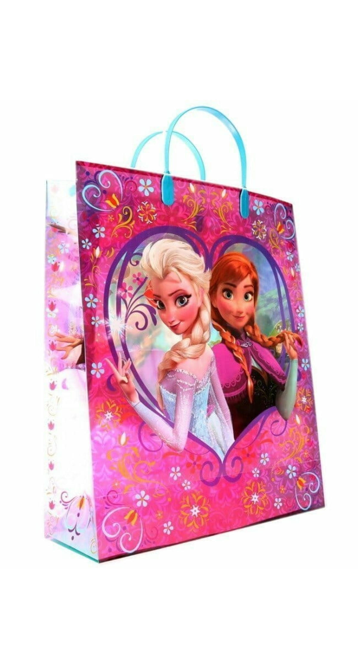 Frozen Plastic Gift Bag (Elsa & Anna) - 32cm x 39cm