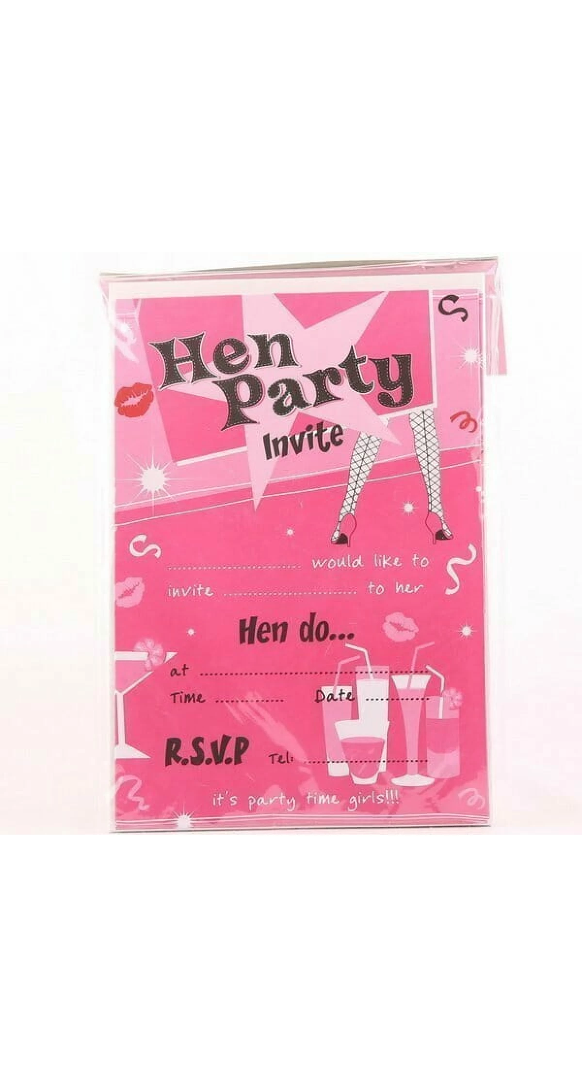 Hen Party Invitations - 10pk