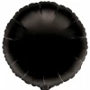 Black Round Foil Balloon 18"