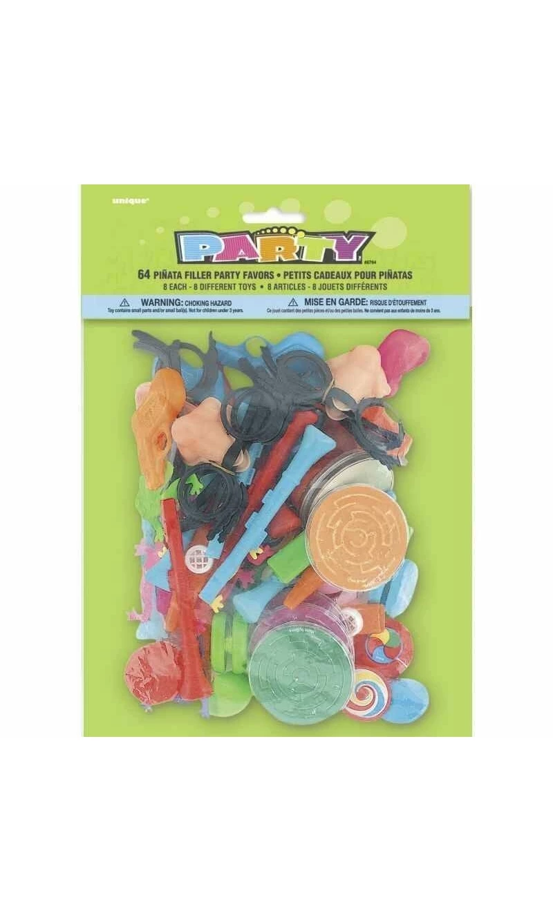 Pinata and Party Bags Fillers - 64pk