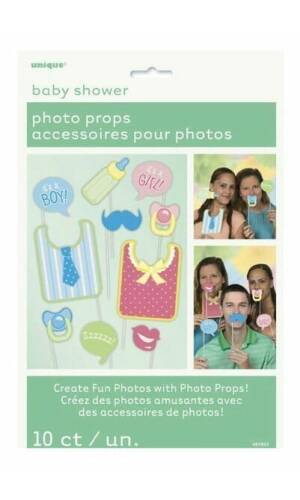 Baby Shower Photo Booth Props - 10pk