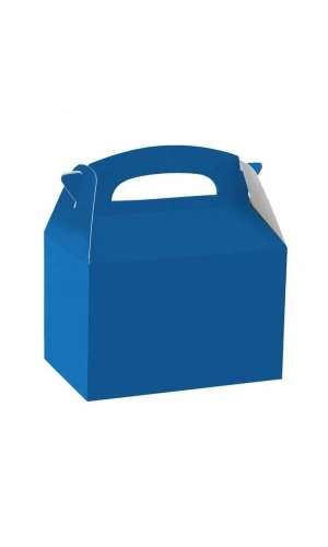 Bright Royal Blue Party Boxes - 20cm x 15cm x 9.5cm