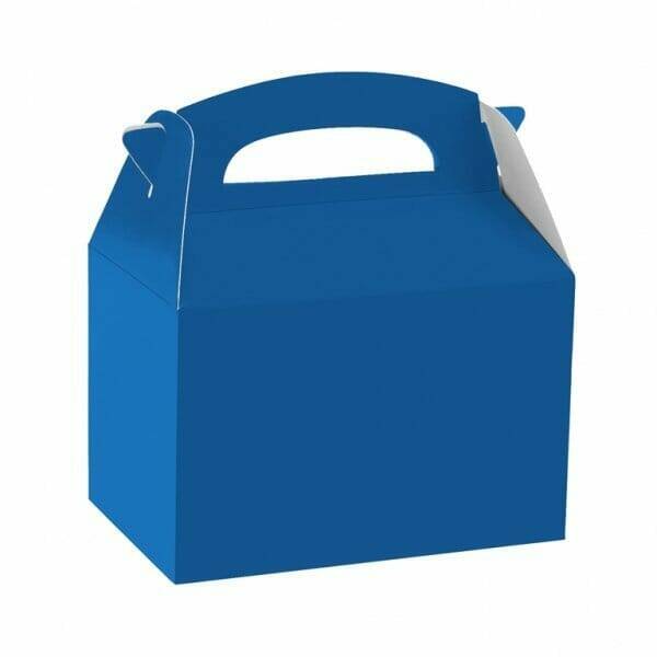Bright Royal Blue Party Boxes - 20cm x 15cm x 9.5cm