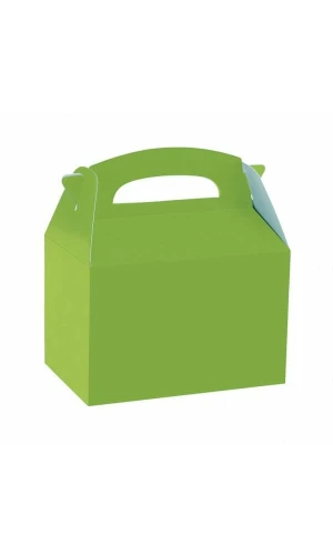 Kiwi Green Party Boxes - 20cm x 15cm x 9.5cm