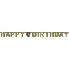 Happy Birthday Sparkling Celebration Paper Letter Banner - 2.13m