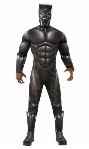Official Deluxe Black Panther - Adult Size Extra Large