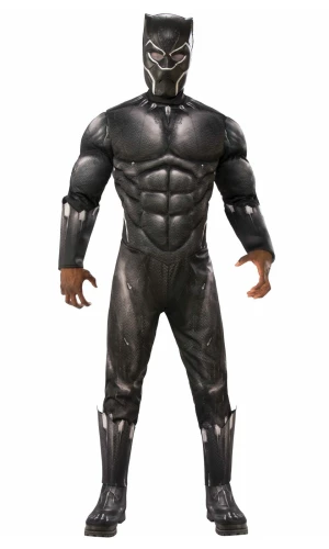 Official Deluxe Black Panther - Adult Size Extra Large
