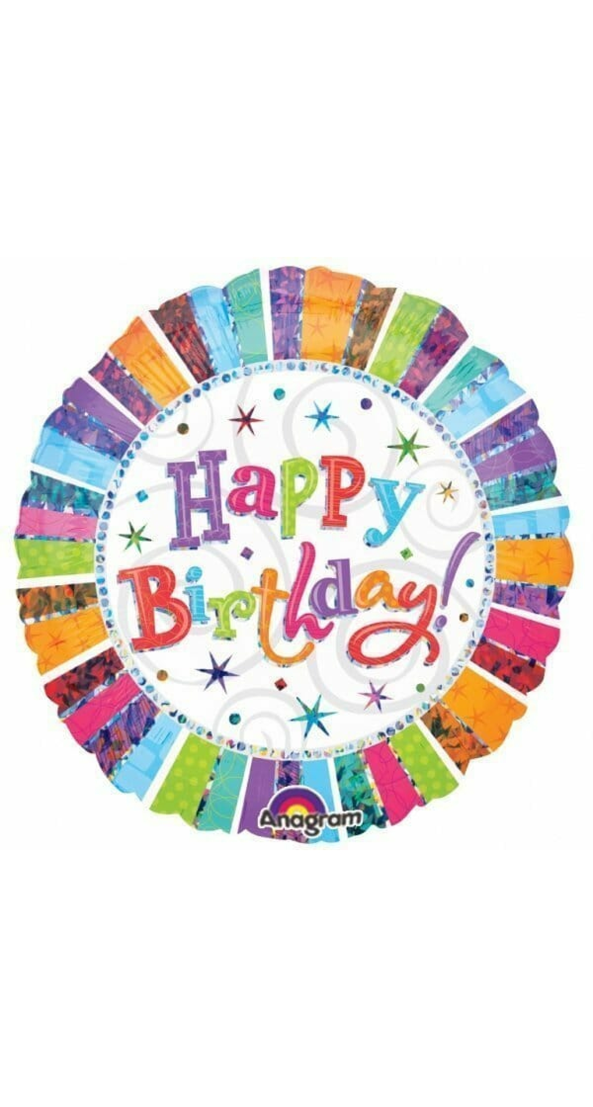 Radiant Happy Birthday to You Mini Foil Balloon 9"