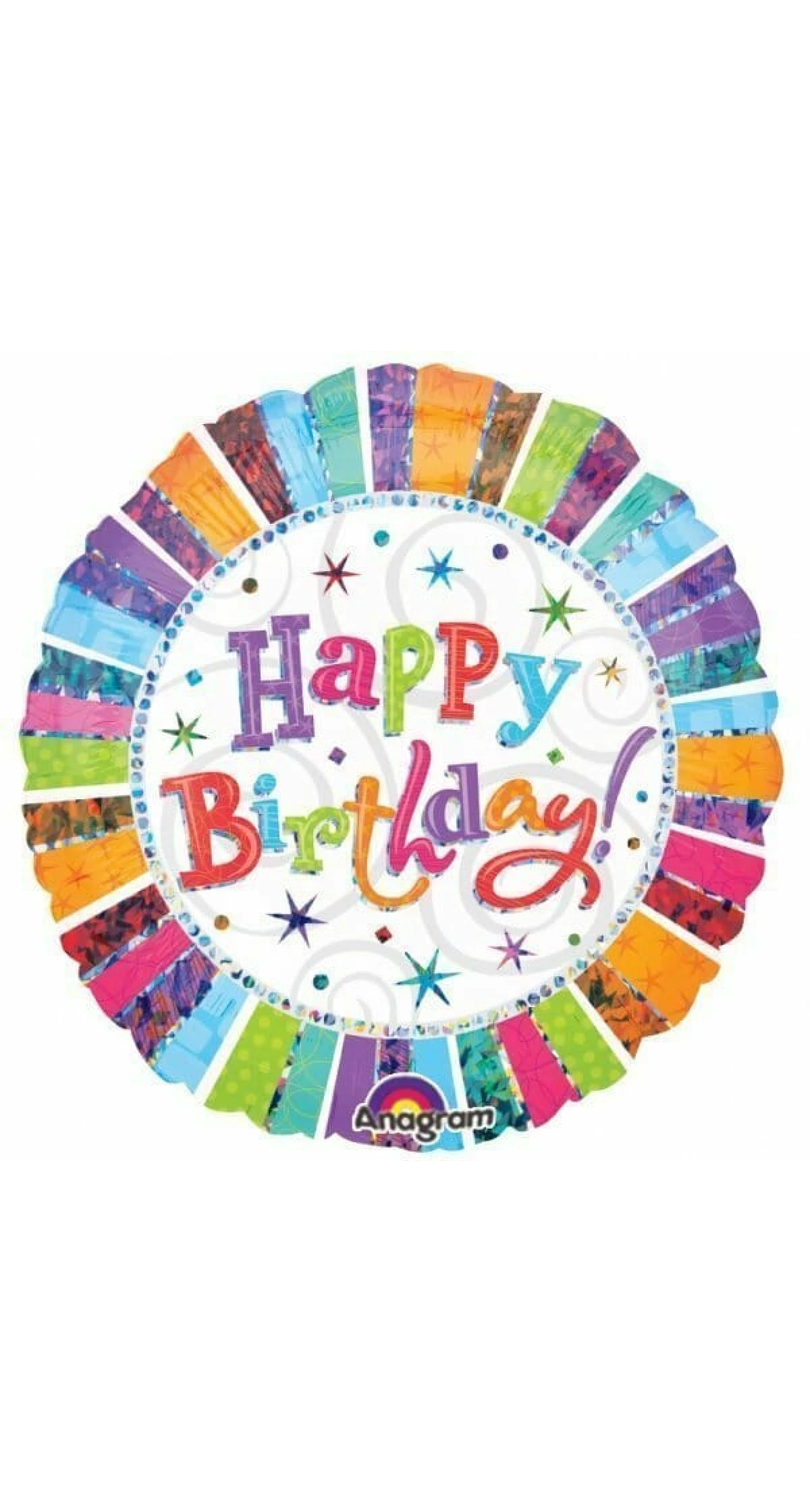 Radiant Happy Birthday to You Mini Foil Balloon 9"