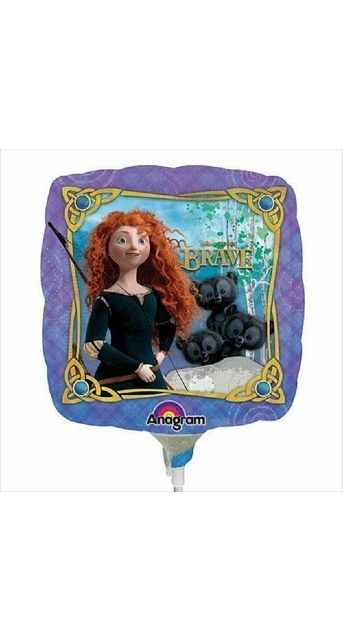 Princess Brave Mini Foil Balloon 9"