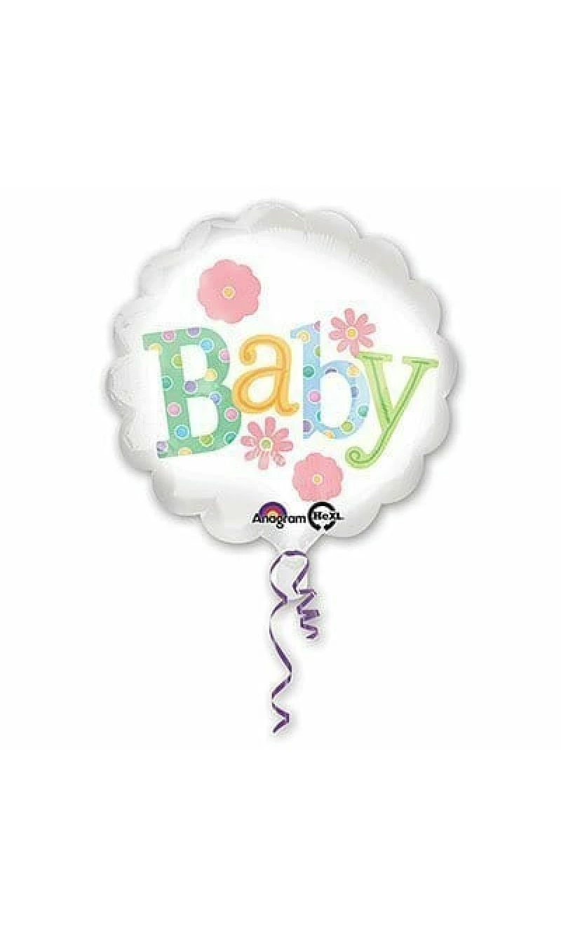 Baby Flower Foil Balloon 17"