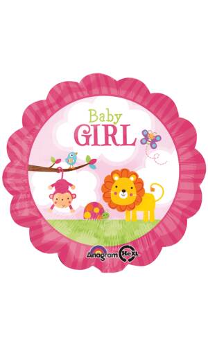 Baby Girl Tweet Foil Balloon 17"