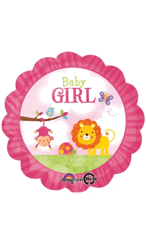 Baby Girl Tweet Foil Balloon 17"