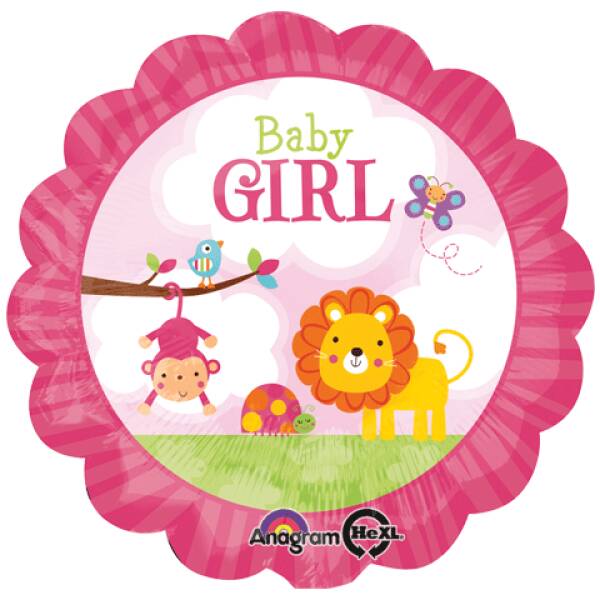Baby Girl Tweet Foil Balloon 17"