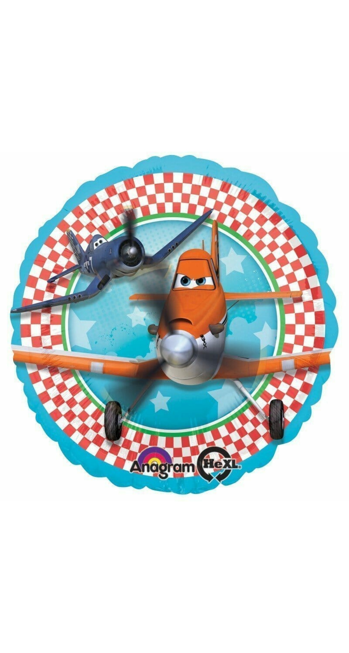 Planes Round Foil Balloon 17"