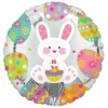 Easter Bunny Round Foil Balloon 17''