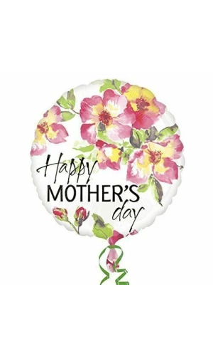 Happy Mother's Day Round Foil Balloon 17''