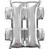 Silver Symbol " # " Foil Balloon 34''