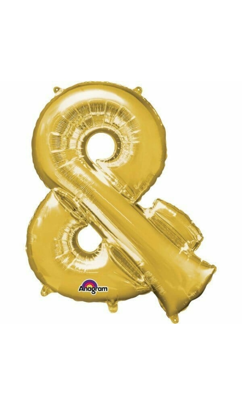 Gold Symbol " & " Foil Balloon 34''