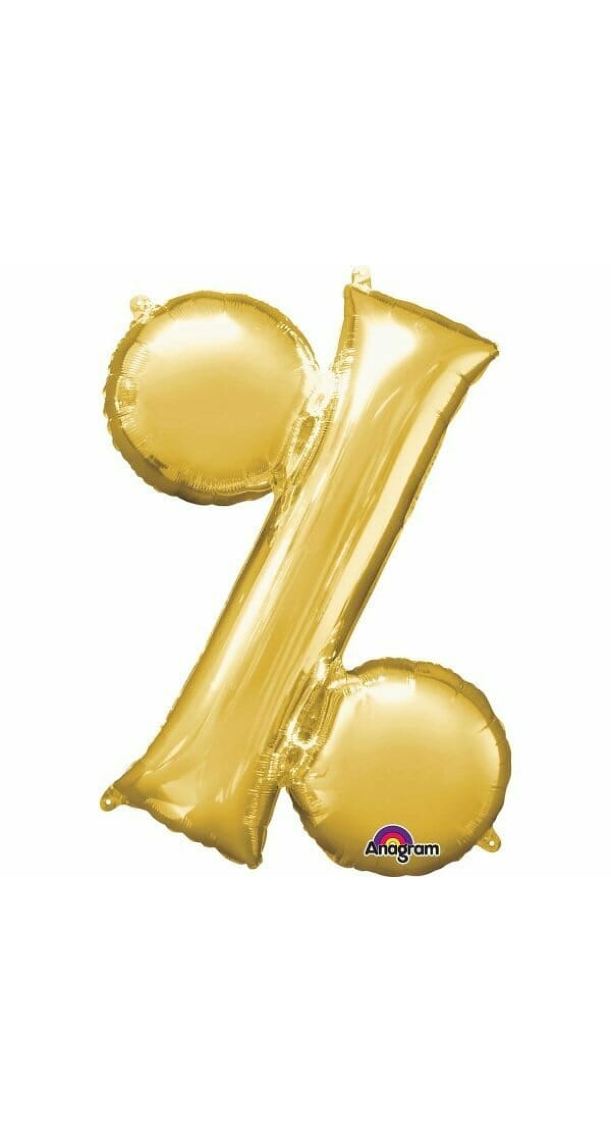 Gold Symbol " % " Foil Balloon 34''