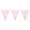 Radiant Cross Pink Pennant Flag Banner - 3.65m