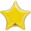Yellow Star Foil Balloon 19"