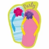 Sandals Party Invitations with Envelopes - 8pk