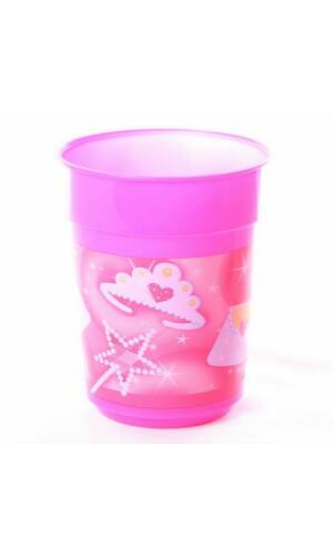 Princess Pink Plastic Tumbler - 473ml