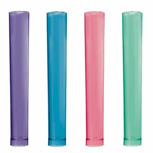 Test Tube Shot Glasses Assorted Plastic 29.5ml - 12pk