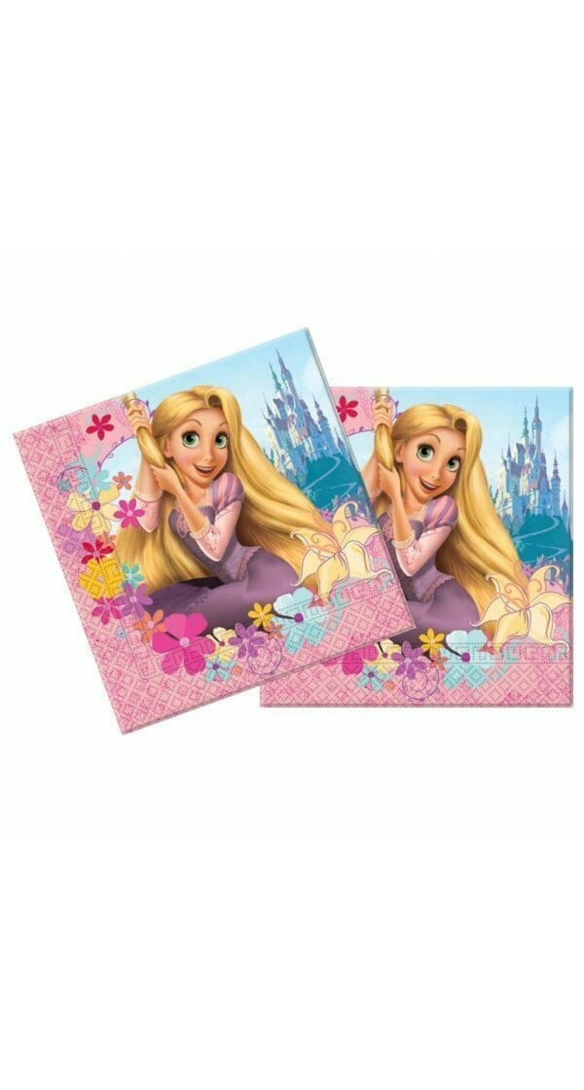 Disney Rapunzel Napkins 33cm x 33cm - 20pk