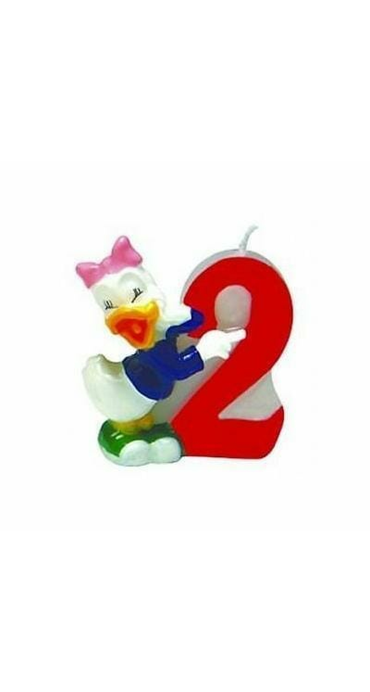 Mickey Mouse Clubhouse Birthday Candle 2 Daisy - 5.5cm